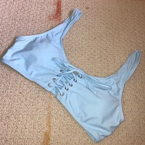 ZAFUL MEDIUM LIGHT BLUE BIKINI TOP